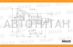 ���� �����. ���/�� Skoda Fabia I-III/Rapid/Roomster, VW Polo 9N/9A/IV/V 99- (36x30) [GA20019] GA20019 ����
