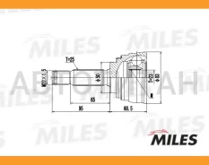 ���� � ��-�� ���� Mitsubishi Galant/Lancer 1.8 -92 ���. GA20045 [GA20045], ������ GA20045 ����