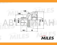 ���� �����. ���/�� AUDI A4/A6/A8/VW Passat/Skoda Superb 1.9TDI-2.8 94-05 [GA20036] GA20036 ����