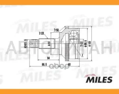 ���� �������� Honda Accord 1.8-2.0 98-02 (� ABS) (GKN 304734) GA20127 [GA20127] GA20127 ����