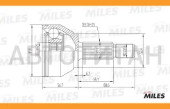���� �������� FORD Focus 1.4-1.8 98-04 (SKF VKJA5407) GA20106 [GA20106] GA20106 ����