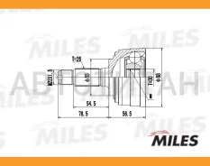 ���� �������� Honda Civic/CRX/CR-V 1.3-2.0 91- (SKF VKJA5560) GA20150 [GA20150] GA20150 ����