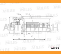 ���� �����. ���/�� Hyundai I30/KIA CEED 1.4-1.6 06 [GA20167] GA20167 ����