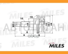 ���� �������� Mazda 323 1.5 94-98 (� ABS) (GKN 303326) GA20218 [GA20218] GA20218 ����