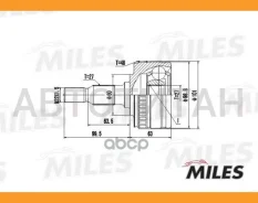 ���� �������� Mercedes BENZ W638 2.0-2.3D 96-03 (� ABS) (GKN 303095) GA20244 GA20244 ����
