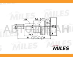 ���� �����. ���/�� Mitsubishi Carisma/Lancer 1.6-2.0 92-06 ���. (ABS) [GA20252] GA20252 ����