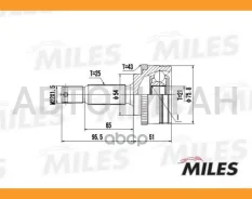 ���� �������� Mitsubishi COLT 1.5-95-05 (� ABS) (GSP 839119) GA20257 [GA20257] GA20257 ����
