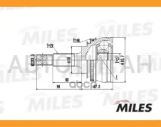 ���� �������� Toyota Camry 2.0-2.2 91-01 (� ABS) (GKN 303868) GA20458 GA20458 ����