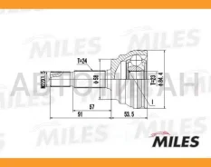 ���� �������� Toyota ECHO/Yaris 1.5 99-06 (GSP 859038) GA20483 [GA20483] GA20483 ����