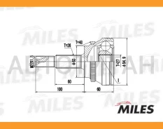 ���� �������� Toyota RAV4 2.0 00- (� ABS) (GKN 304650) GA20498 [GA20498] GA20498 ����