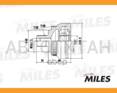 ���� �����. ���/�� FORD Galaxy, SEAT Alhambra, VW Sharan 95-10 [ABS] 48z [GA20524] GA20524 ����