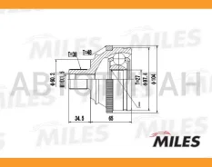 ���� �����. ���/�� VW T4 90-03 [ABS] 48z (27x38) GA20529 ����