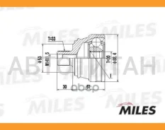���� � ��-�� ���� AUDI 80 1.6-2.0 86-96 (GKN 301951) GA20571, ������ GA20571 ����