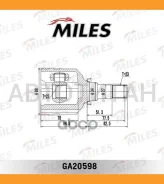 ���� �����. ���/�� Toyota Carina T170/T190/Corolla VI-VIII E90-E110 1.3-2.0 83-02 [GA20598] GA20598 ����