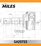 ���� �������� Toyota Land Cruiser(200) 4.0-5.7 07- (GKN 306108) GA20733 [GA20733] GA20733 ����