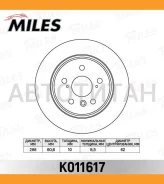 ���� ��������� ������ D288��. Lexus RX300 V6 00-03 (TRW DF7209) K011617 [K011617] K011617 ����