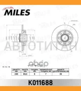 ���� ��������� ����. � ����. ����. (ASB) Citroen C3/C4/DS3, Peugeot 207/307 00- [K011688] K011688 ����