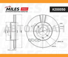 ���� ��������� �������� (����� PRO � ���������������� ���������) D280��. ������������� Nissan Almera (N16E) 00-06/Primera (P11E) 96-02 (TRW DF4169) K2...