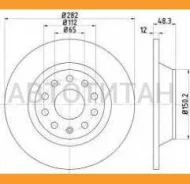 ���� ��������� ����. VW Passat 1.6/2.0FSI/TDI 05 PBD4558 ����