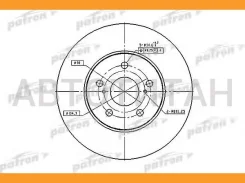 ���� ��������� ������ Toyota: Camry 96-01, Camry 01- PBD4204 ����