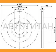 ���� ��������� ����. FIAT Ducato, Citroen Jumper 2.2D/HDI/2.3D/3.0HDI 06 [PBD4770] PBD4770 ����