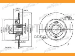 ���� ��������� ����. Citroen Peugeot C4 / 207 / 307 04- (+����. / +�-�� ABS) [PBD7011] PBD7011 ����