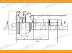 ���� ������ �-�� 23x49x22 LADA Largus 16v / Nissan: Micra 03- 151443, 151634, 841047, 39211AY625, 39211BC50J [PCV1443] PCV1443 ����