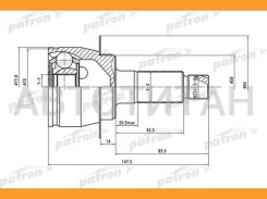 ���� �������� 28x58x29 Suzuki SX4 RW415/RW416/RW419/RW420 06- PCV1558 ����