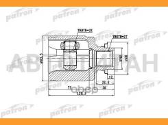 ���� ����� �-�� [A:32, B:27, D:40, L:120] Honda: CRV/Odyssey 09.01- 623013 PCV4013 ����