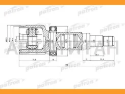���� ����� ���� �-�� 23x40x21 FORD: Focus 98 - 04, Focus ��������� 99 - 04 1.6 PCV5036 ����