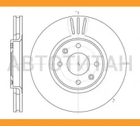 ����. ���� ���. ����. [283x26] 4 ���. Citroen C2/C4/C5/Saxo, Peugeot 307 1,4-2,0 00- 660410 ����
