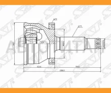 ���� (�������/ �����) Hyundai Sonata 98-13 / Kia Optima 00-05 / Hyundai Trajet 04-08 / Kia Magentis [HY11A47], �������� HY11A47 ����