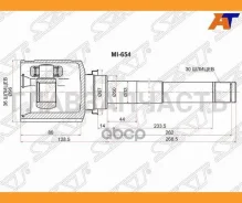 ���� (�������/ ������/ �����) Mitsubishi ASX 10- / Outlander 05-22 / Delica D:5 07- [MI654], ������ �������� MI654 ����