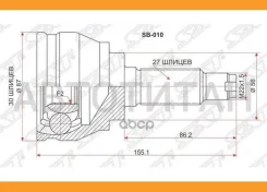 ���� (�������/ �����) Subaru Forester 97-02 / Impreza 92-00 / Legacy 89-98 [SB010], �������� SB010 ����