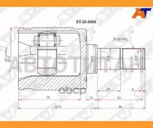 ���� (�������/ �����) Honda Civic 00-15 / Civic Ferio 00-05 / Fit 01-07 / Airwave 05-10 [ST200006], �������� ST200006 ����