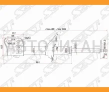 ������ �������� Subaru Forester 97-02 RH, ������ ST20310FC040 ����