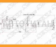 ������ �������� Subaru Impreza/Legacy 92-03 LH [ST20314AA030], ����� ST20314AA030 ����