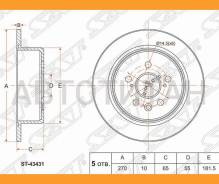 ���� ��������� (���) Toyota Caldina (T190, T210) 92-02 / Carina (T190) 92-96 / Carina E 92-98 / Carin [ST4243120300] ST4243120300 ����