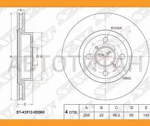 ���� ��������� (�����) Toyota Vitz 05-20 / Yaris 05-20 [ST435120D060] ST435120D060 ����