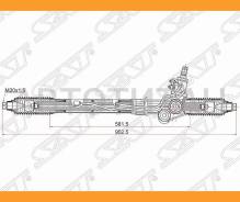 ����� ������� Toyota Land Cruiser Prado 96-02 RHD [ST4425060012] ST4425060012 ����