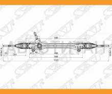 ����� ������� Lexus RX270/350/450H 08- LHD ST4551048040 ����