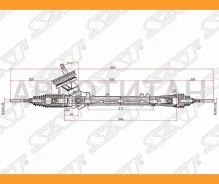����� ������� Nissan Tiida 07- LHD ST48001EM02A ����