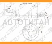 ������ �������� Toyota Corolla AXIO/Fielder 06- RH, ������ ST4851080343 ����