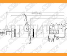 ������ �������� Nissan X-Trail 00-07 LH [ST543038H625], ����� ST543038H625 ����