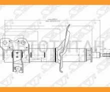 ������ ������ Nissan X-Trail 00-07 RH [ST553028H625], ������ ST553028H625 ����