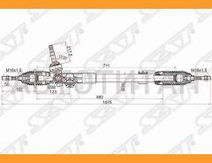 ����� ������� Hyundai IX35/Tucson/KIA Sportage 10-13 LHD [ST565002S000] ST565002S000 ����