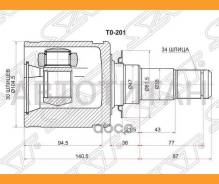 ���� (�������/ �����) Toyota Land Cruiser (J200) 07-21 / Lexus LX 07-23 [TO201], �������� TO201 ����