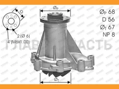 ����� MB W124/W140/W201/W202/W210 2.5D/TD/3.5TD 84, Vito/601/602 DOLZ M176 M176 ����