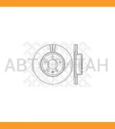 ���� ����. ���. ����. [300x26] 5 ���. Chevrolet Cruze 09- / Orlando 11-, OPEL Astra J 09- / Zafira C 11- [60209984SX] 60209984SX ����