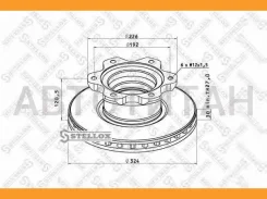 ���� ��������� 324x30/120.5 6n-192-M12x1.5 MB Vario 612-815 8500724SX ����